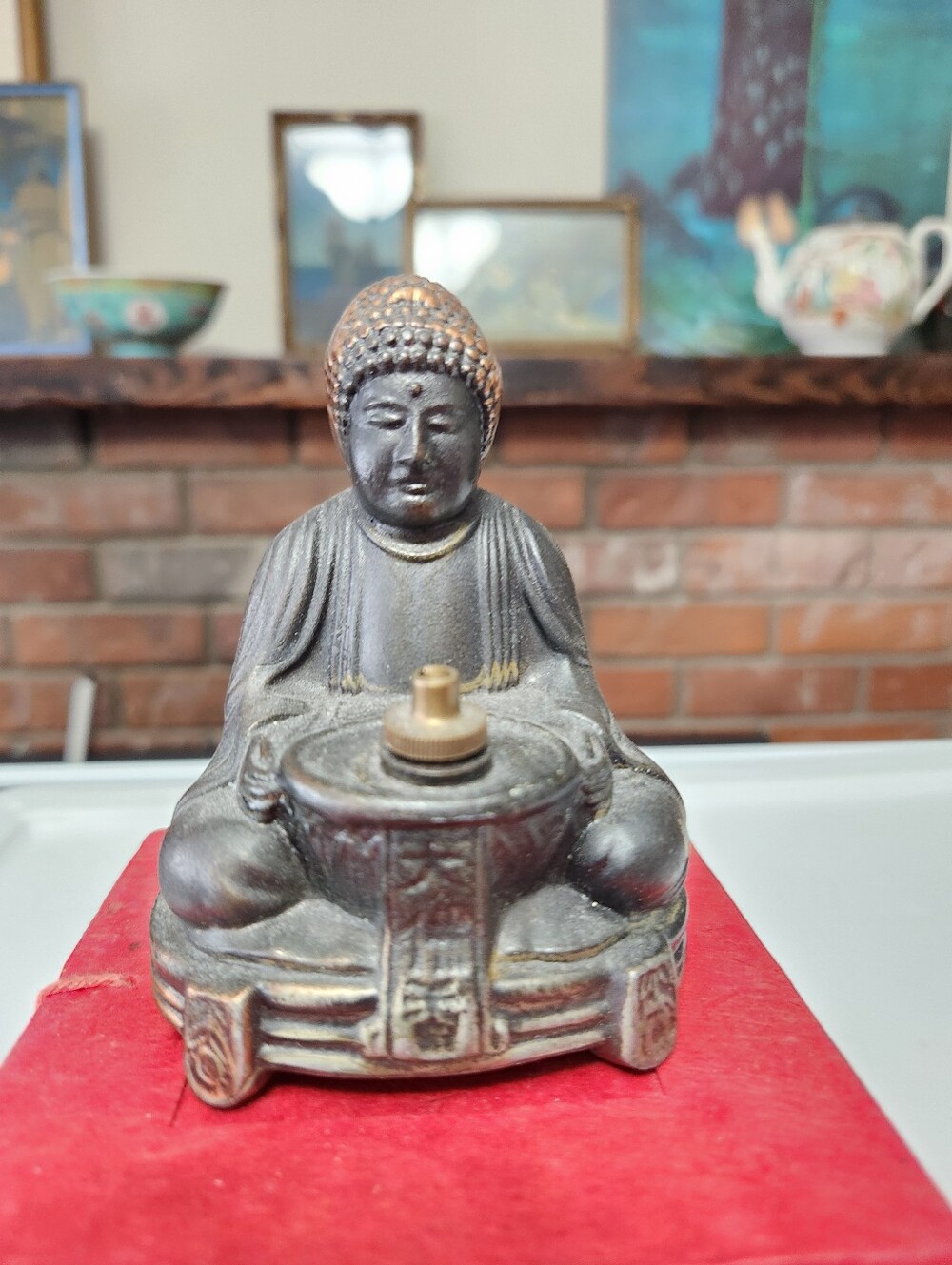 Incense Cast Iron Antique Oil Lamp
